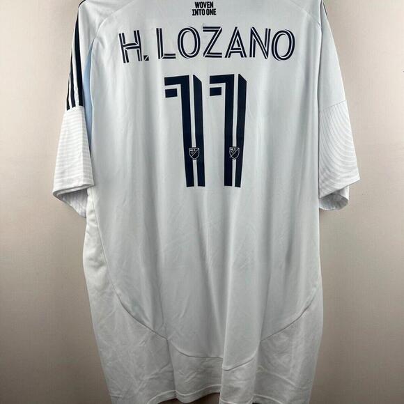 Adidas San Diego FC H. Lozano #11 Jersey 2024/25 White 2XL Slim Fit NWT MLS - Picture 3 of 8